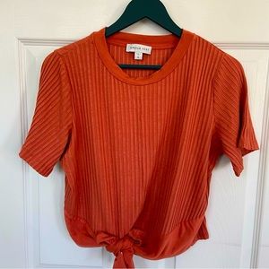 Tie Front Cropped Summer Top from Amour Vert XL